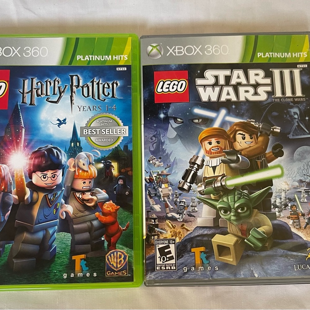LEGO Xbox 360 Harry Potter and Star Wars Game Set